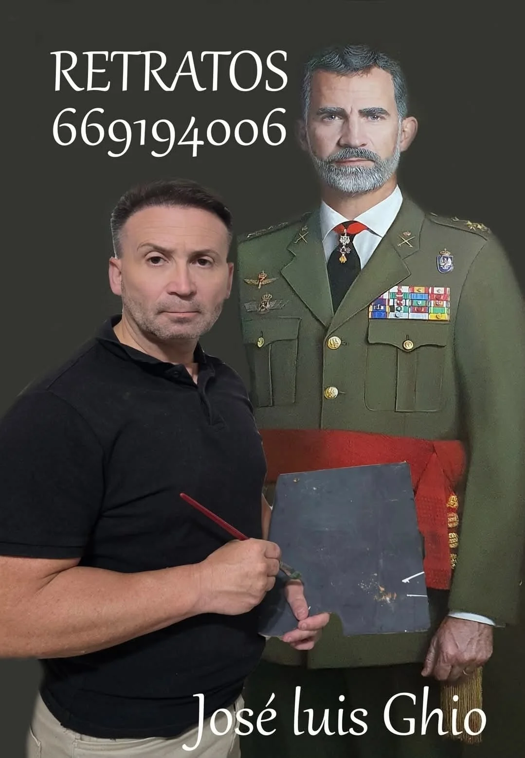 José Luis Ghio, encargos de retratos